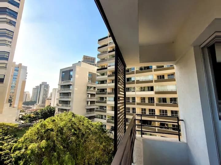 Vista da varanda no 7º andar
